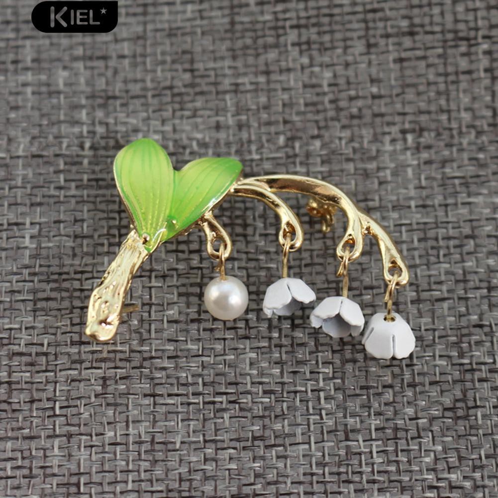 Pin cài áo hoa Linh Lan nổi 3D - GC268
