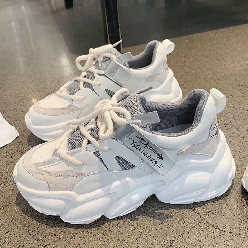 Giầy Thêt Thao Nữ Snearker Nữ Đế Sóng