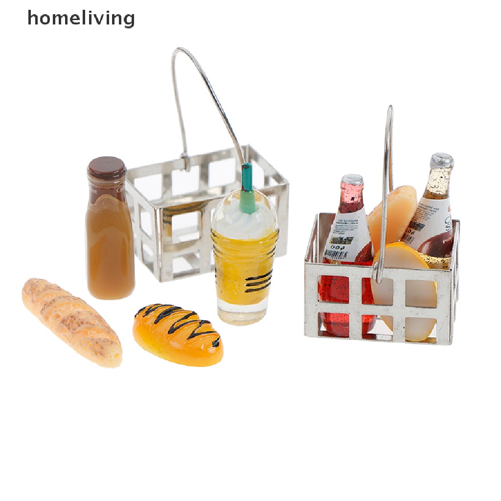 Giỏ Bánh Mì mini Tỉ Lệ 1: 12 Trang Trí Nhà Búp Bê