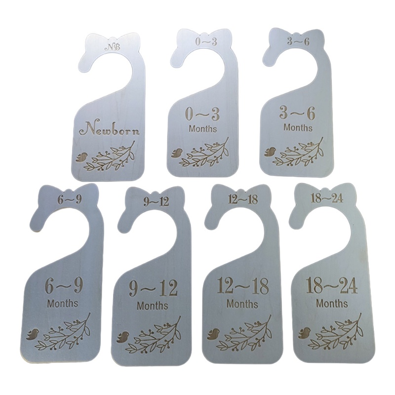 Bộ 7 Tấm Ngăn Đựng Đồ Dùng Em Bé Sơ Sinh 24 Tháng Tuổi Tiện Dụng