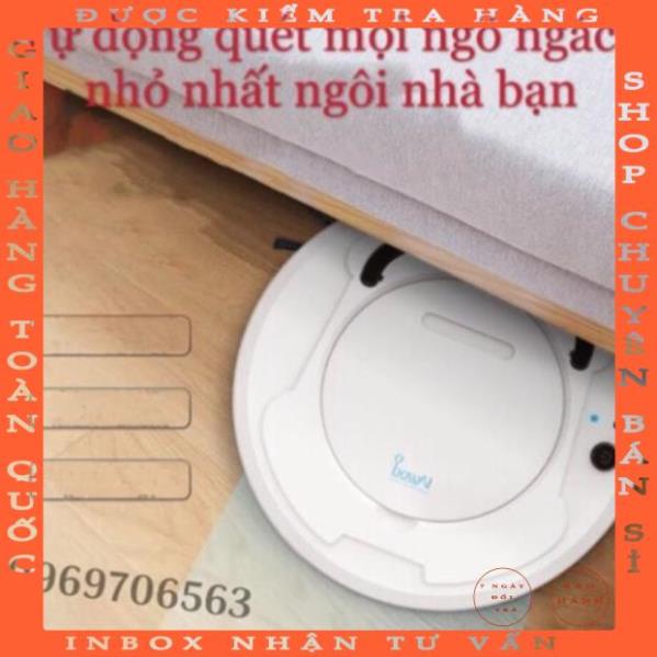 Robot hút bụi tự động Bowai thông minh, Robot hút bụi lau nhà tự động công nghệ AI 3 trong 1