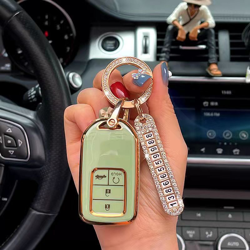 Vỏ TPU Bảo Vệ Chìa Khóa Điều Khiển Từ Xa Cho Xe Hơi Honda Civic CRV BRV City Accord 2014 to 2020