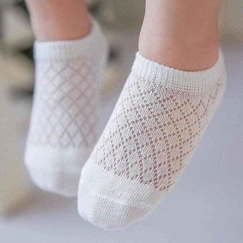 Set 5 đôi tất lưới mùa hè cao cấp cho bé trai bé gái-tất lưới cho bé giá rẻ