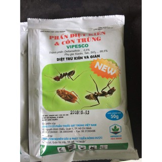 Bột Phấn diệt kiến và côn trùng VIPESCO