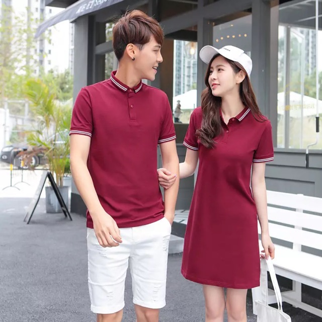 Váy áo đôi nam nữ polo