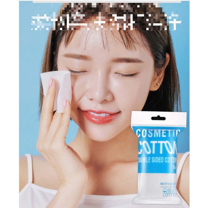 Bông Tẩy Trang Gói 50 Miếng MIYUELENI Dày Mịn Chính Hãng Nội Địa | BigBuy360 - bigbuy360.vn