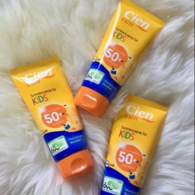 Kem chống nắng Cien Sun cho bé