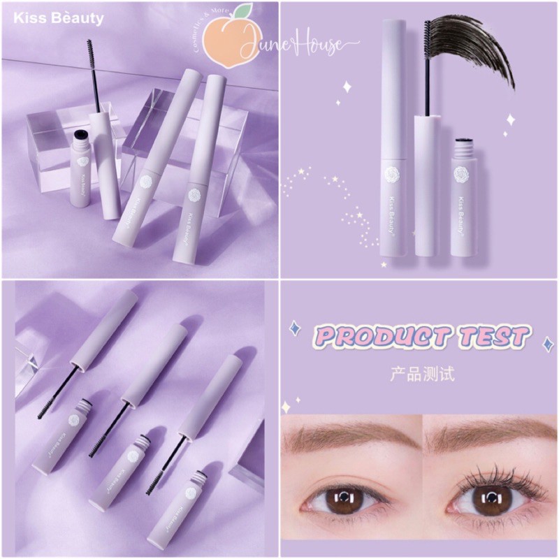 Mascara hoa cúc tím Kissbeauty