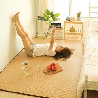 Thảm trải sàn Làm bằng tre tự nhiên thảm trải sàn phòng khách 100x180cmĐẾN180cmx200cm chiếu mây tatami mùa hè dày chống trượt thoáng mát thảm lau chân thảm trải sàn phòng ngủ