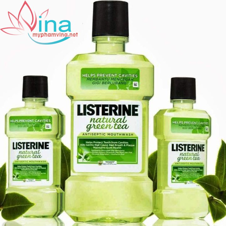 Nước súc miệng Listerine trà xanh 250ml