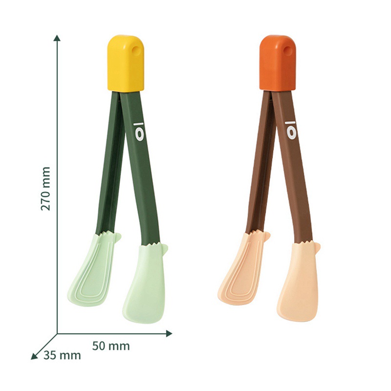 Kẹp gắp thức ăn bằng silicon cách nhiệt chống trượt/ chống bỏng tiện lợi
