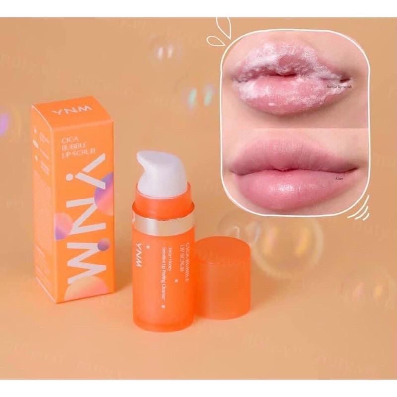 You Need Me YNM Cica Bubble Lip Scrub Tẩy Da Chết Môi Sủi Bọt