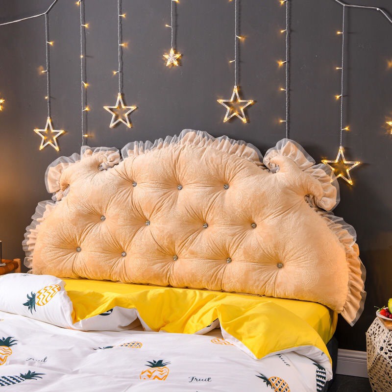 Gối Tựa Đầu Giường Đính Khuy Cao Cấp Loại 1 Có Sẵn 1m5 và 1m8