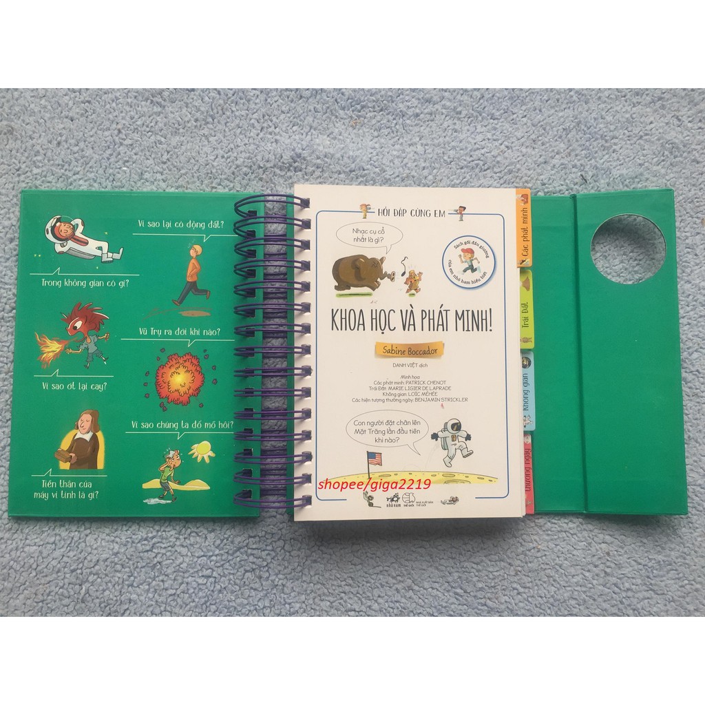 Sách - Combo 2 cuốn Hỏi Đáp Cùng Em - Từ Khi Nào, Khoa Học Và Phát Minh (Tặng Bookmark) Gigabook