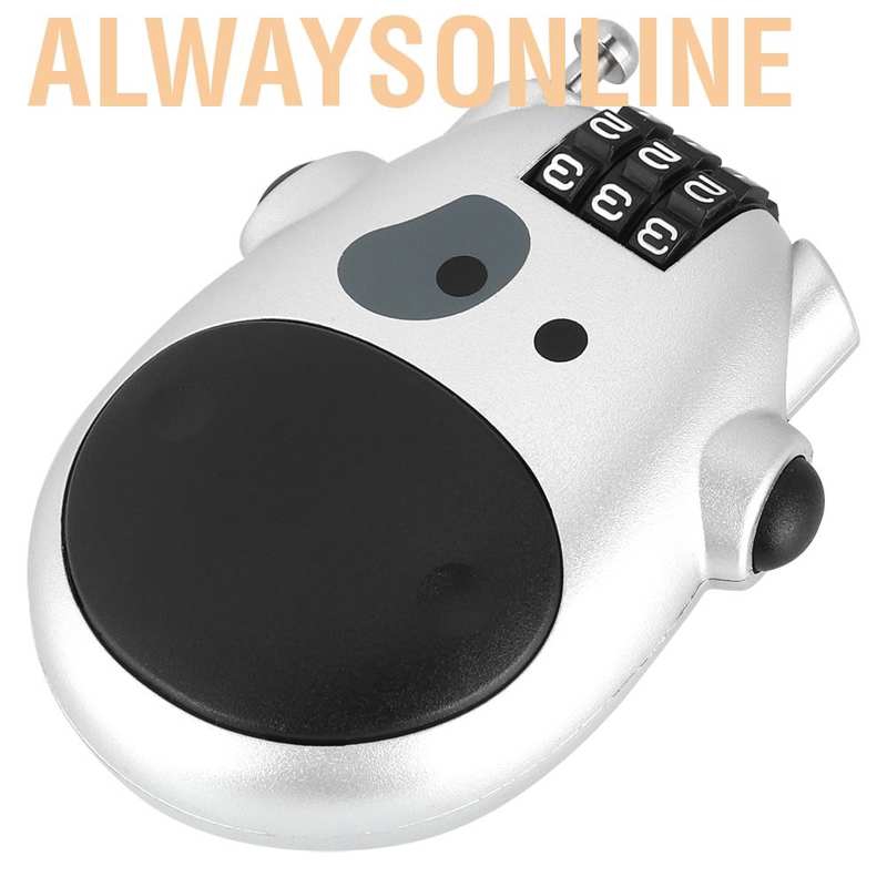 Ổ Khóa Xe Đạp 3 Chữ Số An Toàn Cho Bé