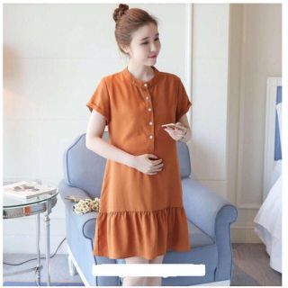 Đầm bầu cổ trụ, đuôi cá màu gạch ngói