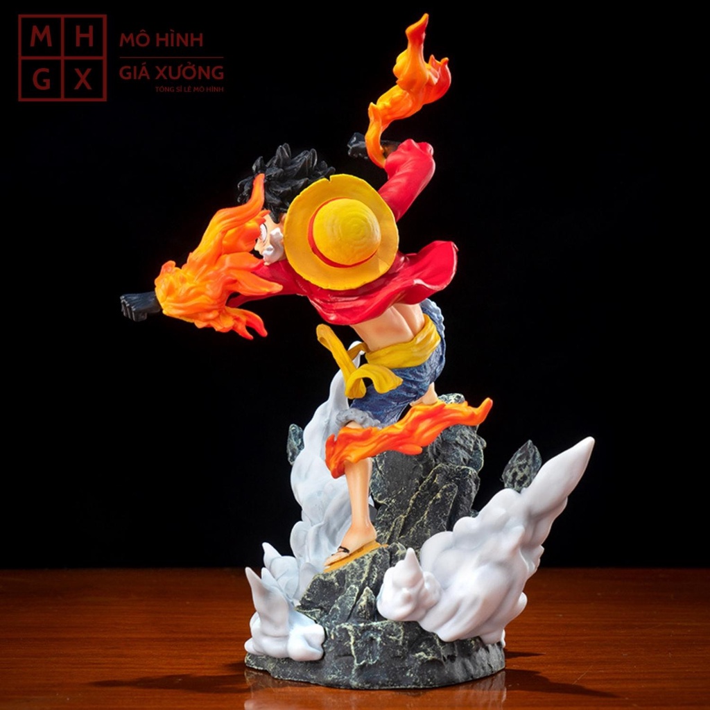 Mô hình Luffy mũ rơm GK One Piece gear 2 haki Cao 18 cm - Figure Tượng  Monkey D.Luffy Vua Hải Tặc