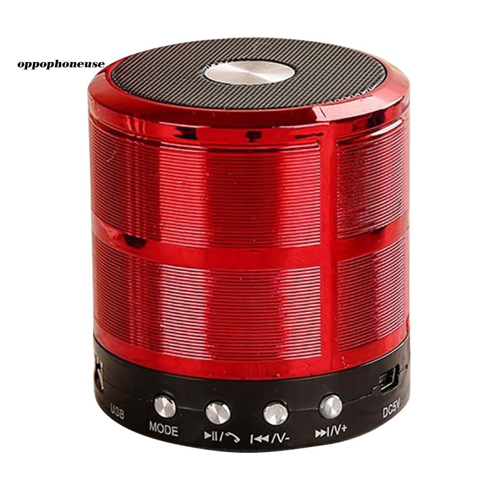 【OPHE】WS887 Portable Cylinder Button Control Stereo Music Wireless Bluetooth Speaker