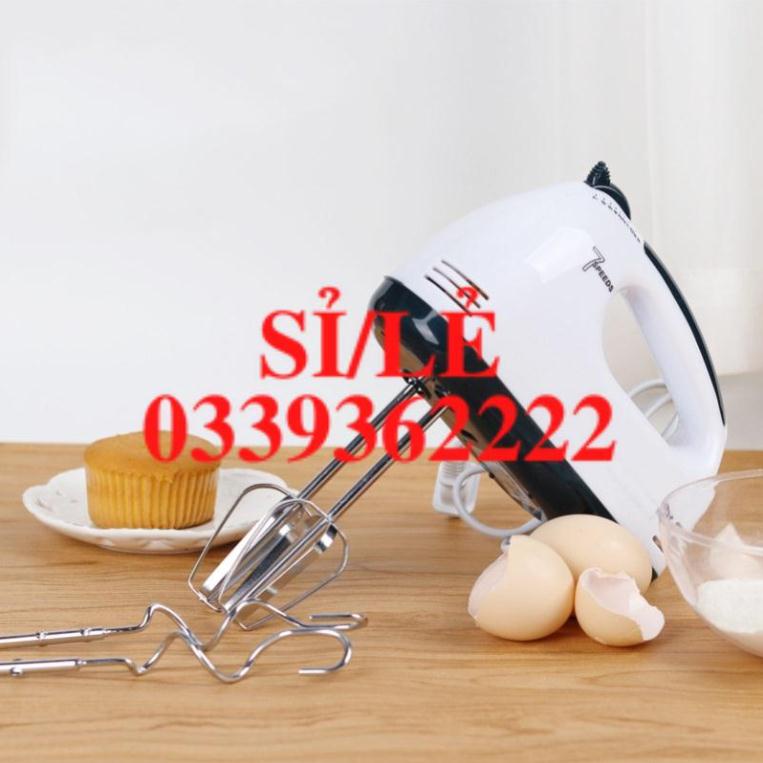 [ COCOLOVE ] [BẢO HÀNH 1 THÁNG] Máy Đánh Trứng Đánh Kem Cầm Tay 7 Tốc Độ Công Suất 180W (MDT07)