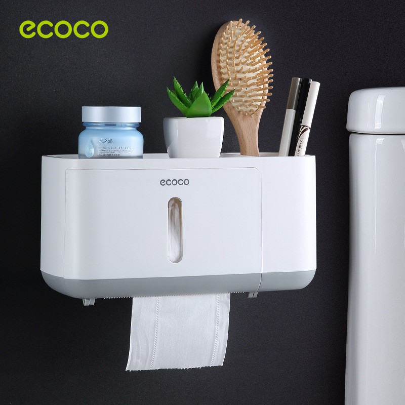 Hộp đựng giấy vệ sinh cao cấp ECOCO . .