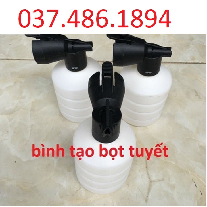 Bình phun bọt tuyết mini - Bình bọt tuyết phụ kiện cho máy rửa xe, bình bọt mini