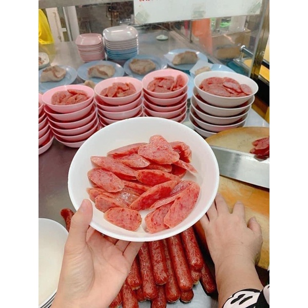 Lạp xưởng Thái Lan Jeh O Chula siêu ngon 1kg  và gạo nếp Thái 1kg