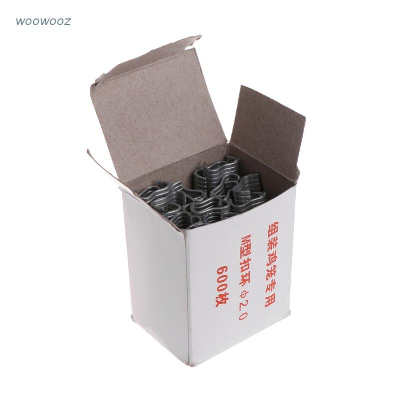 Bộ 600 đinh ghim chữ M chuyên dụng cho làm lồng chim/thỏ/thỏ