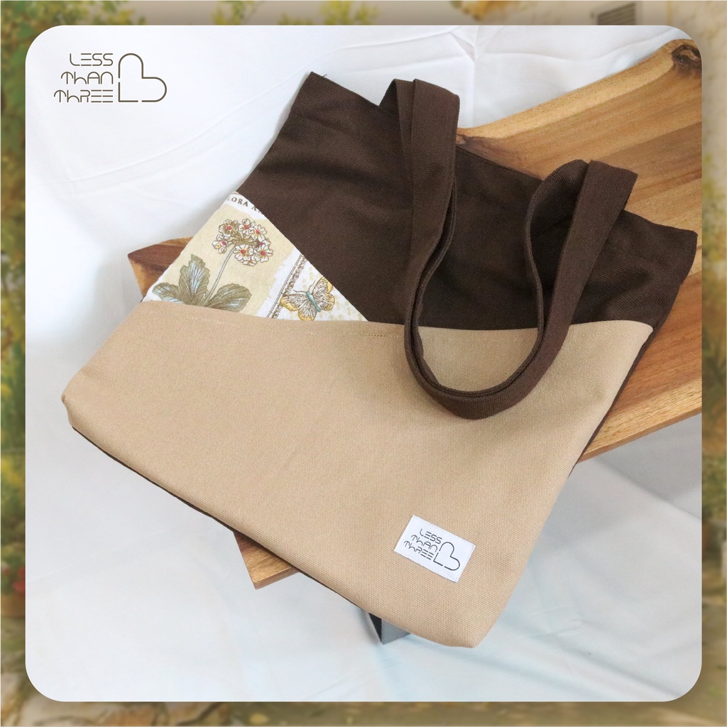 Túi tote/ Túi vải Canvas - Bias_Nắng phong cách Hàn Quốc, tiện ích đi học đi làm