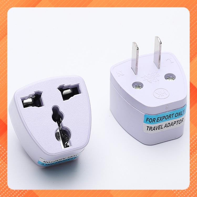 Đầu đổi chui cắm 3 sang 2 chấu, đầu chuyển ổ cắm