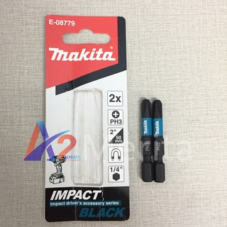 Mũi vít impact black ph3/50mm makita e-08779