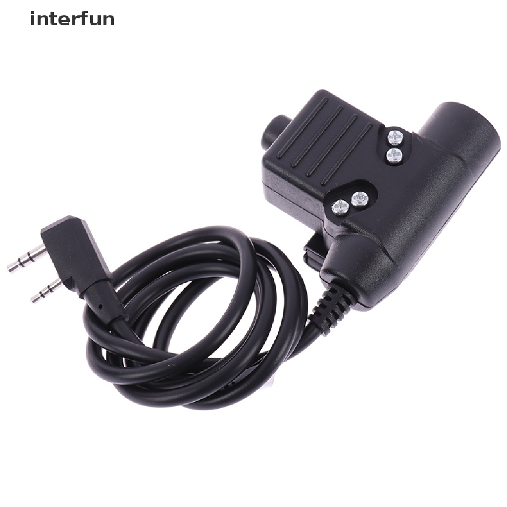 Tai Nghe Chiến Thuật Z-TAC U94 PTT Dùng Cho Kenwood 2 Pin Màu Đen
