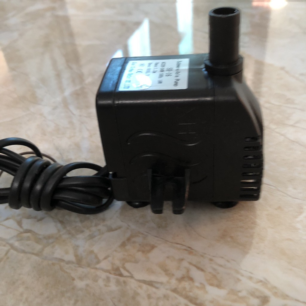 Máy bơm chìm mini 16w,máy bơm quạt hơi nước 16w