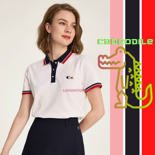 Áo Phông Thun Polo Nữ Unisex Lacoste0001 Thời Trang Local Brand VNXK Dư Xịn Áo Cổ Trụ Thể Thao Cotton 100%