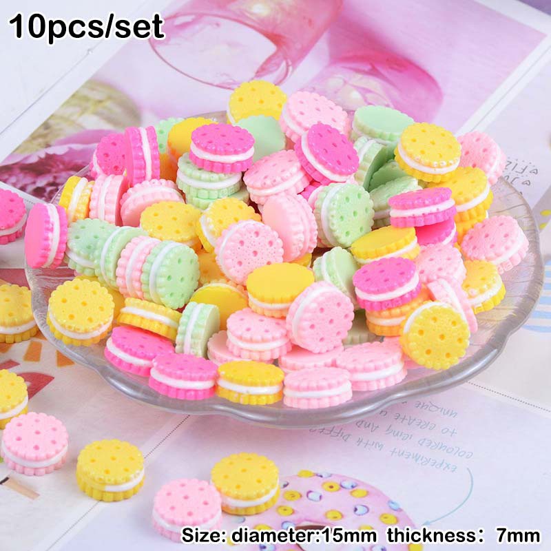 Set 10 Túi Bánh Quy Bằng Nhựa Dễ Thương Dùng Để Làm Đồ Trang Sức Thủ Công