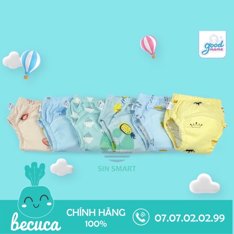 Quần bỏ bỉm 6 lớp Goodmama dành cho bé từ 6-17kg