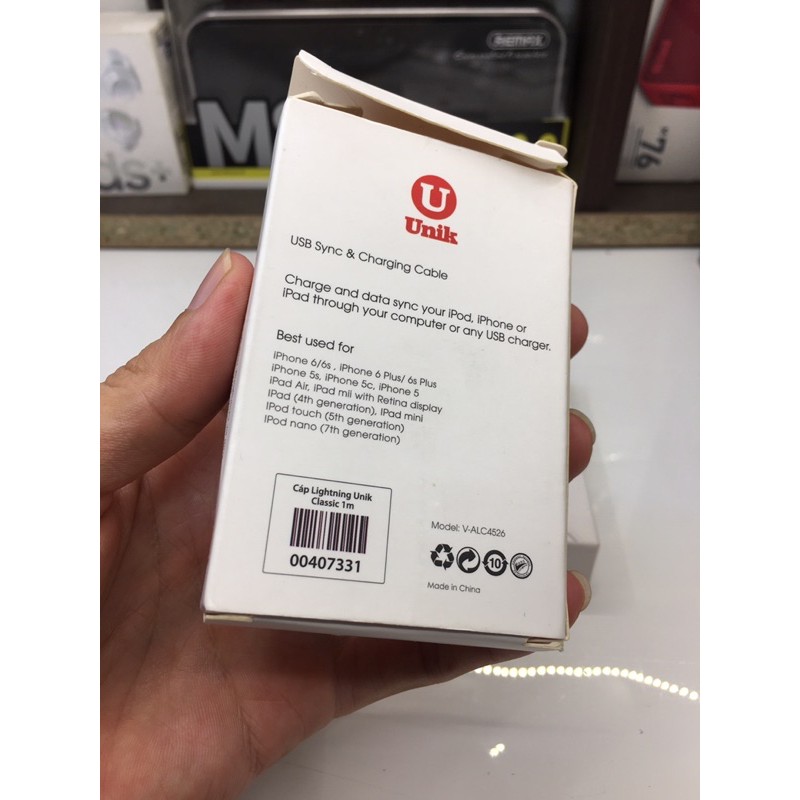 Cáp sạc IP- Cáp Unik V-ALC4526-Hàng