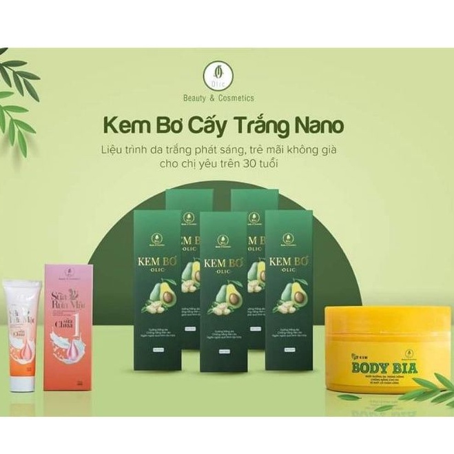[HOT] COMBO 5 KEM BƠ + TẶNG 1 BODY BIA (Có phiếu bảo hành)