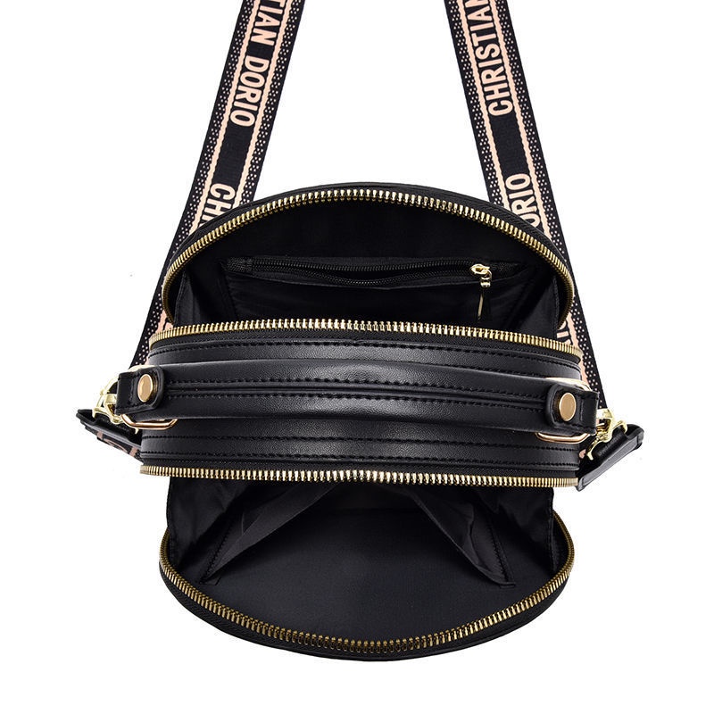 Túi Đeo Chéo Dáng Tròn Nhỏ Thời Trang 2022 Phong Cách Nước Ngoài Cho Nữ