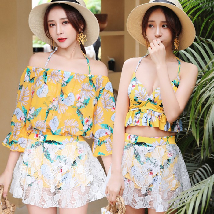 Đồ Bơi Nữ 3 Mảnh, Bikini Áo tắm 3 Chi Tiết 2020