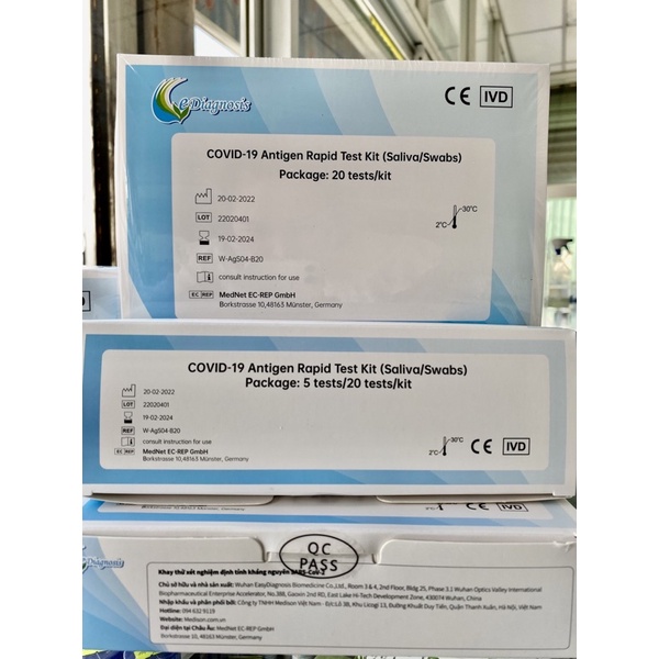 Que Test, Bộ Test Nhanh Kháng Nguyên Tại Nhà - Bộ Test Nước Bọt Antigen, Công Nghệ Đức Độ Chính xác cực cao