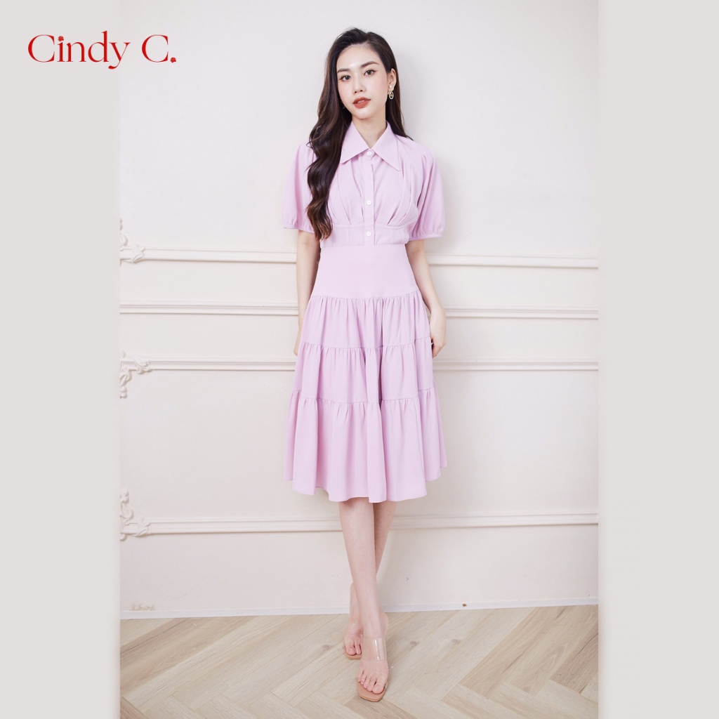 Áo sơ mi Caradoc CINDY C phong cách công sở thanh lịch 680
