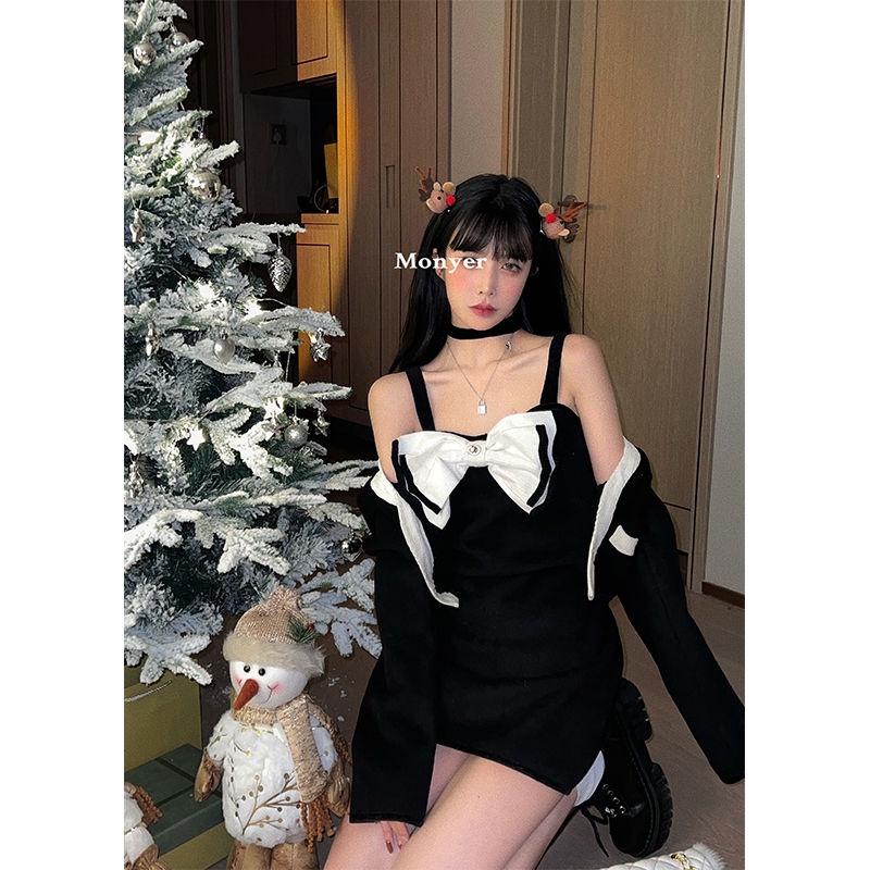 Áo khoác thời trang phong cách Hepburn / đầm kiểu mùa hè quyến rũ dành cho phái nữ