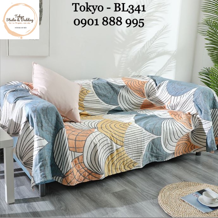 M90_Chăn Thu Xô Cotton Sợi tre Organic_Dòng Basic siêu kháng khuẩn