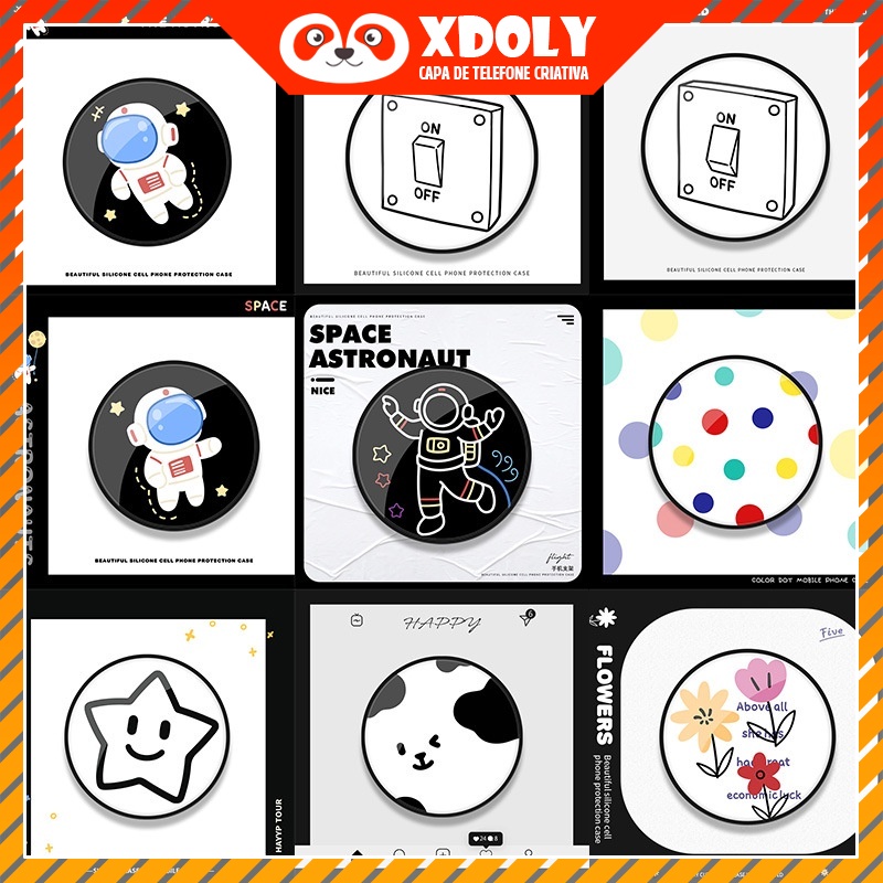 New creative lazy stand net popular trend desktop tablet back cover stretching paste universal mobile phone stand