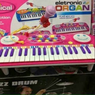 Đàn organ kèm micro