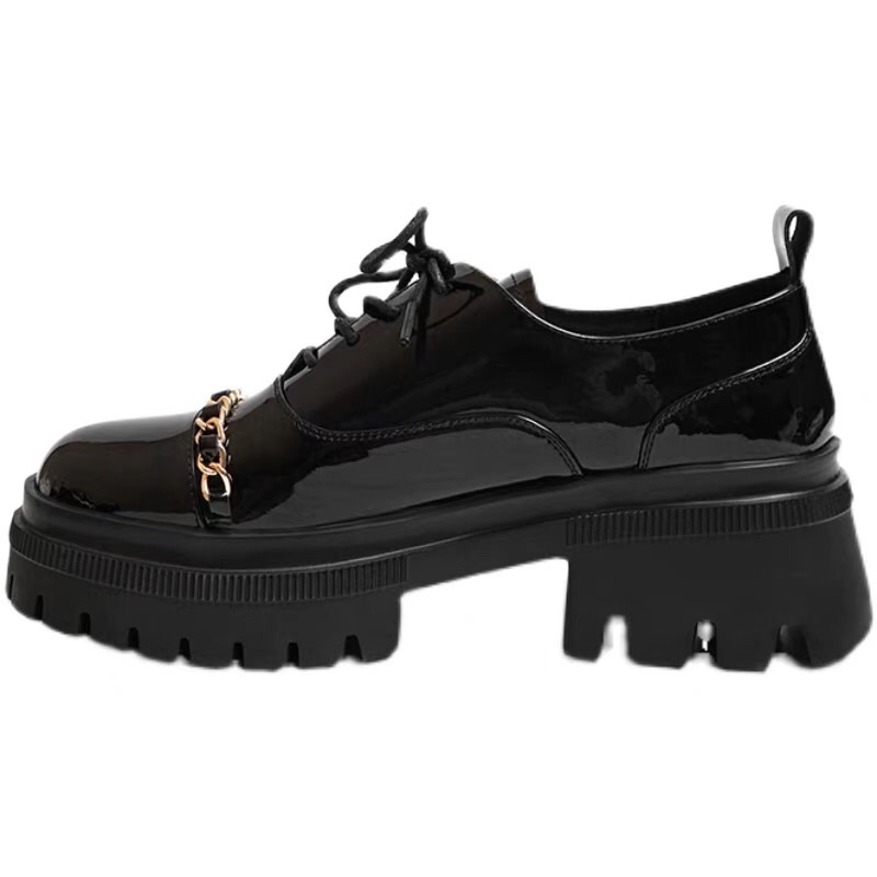 Giày oxford đế cao 5.5cm - Giày bóng cách điệu xinh xắn uni boots