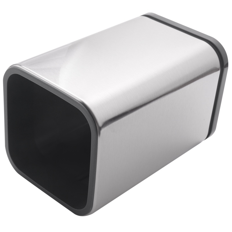 Giá Đỡ Dụng Cụ Ăn Uống Bằng Thép Không Gỉ Hình Chữ Nhật Kích Thước 17X11cm