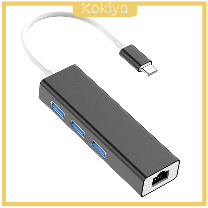 Bộ Chuyển Đổi Cổng Usb C Sang Ethernet Lan Rj45 Màu Bạc