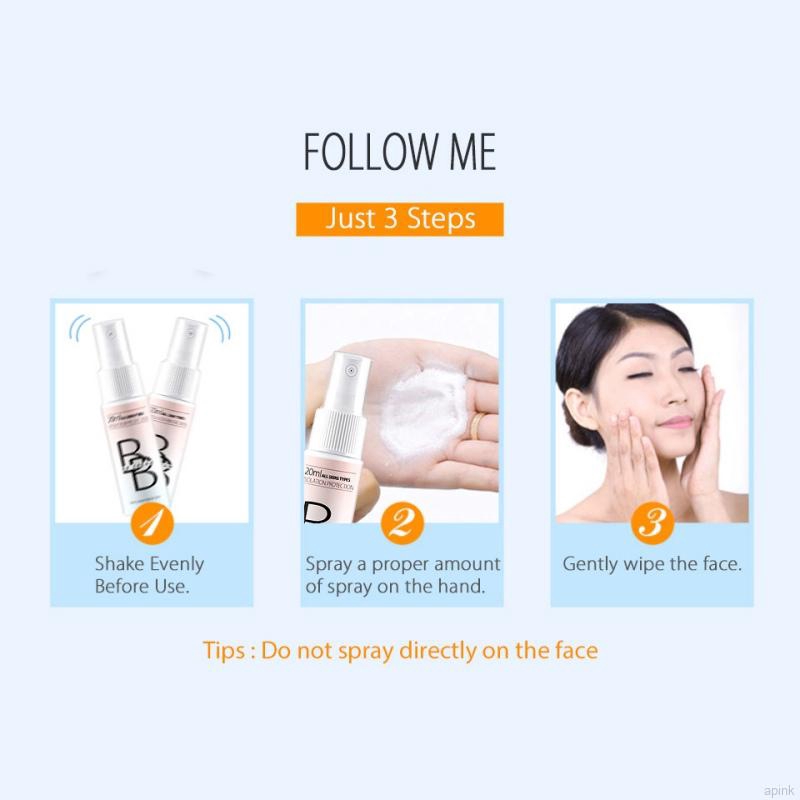 Kem Nền BB Dạng Xịt Nhẹ Và Thoáng Khí Che Khuyết Điểm Dưỡng Ẩm Làm Sáng Màu