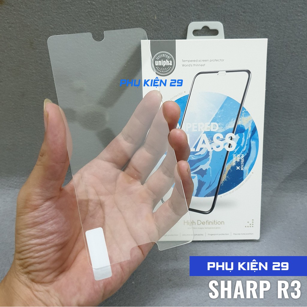 [Sharp R2/R2 compact/ R3/ R5G] Kính cường lực Glass Pro+ 9H